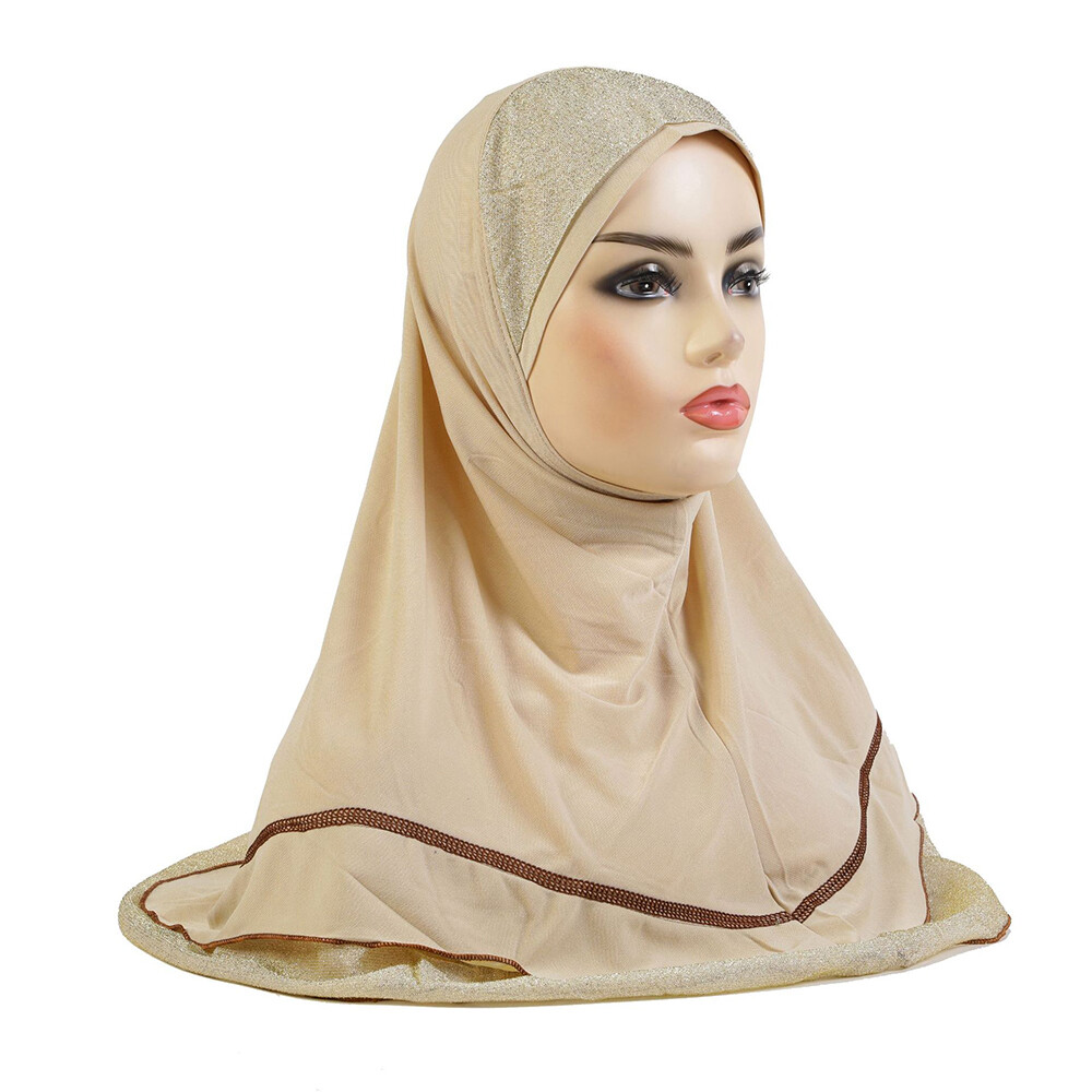 Women’s Muslim Hijab Scarf Head Wrap Bonnet Headscarf Turban Hijabs 12 Colors