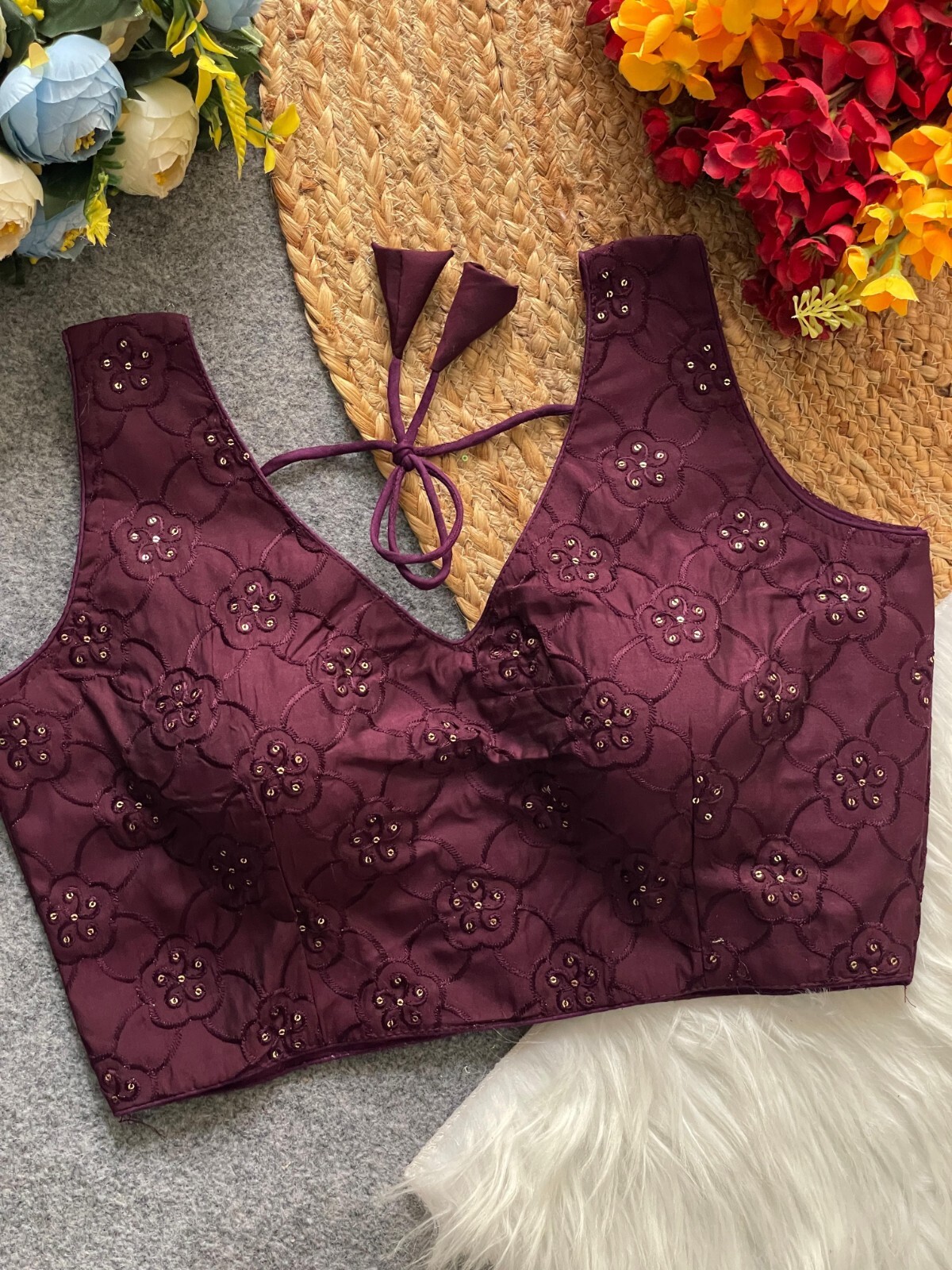 Indian Readymade Saree Blouse New Designer Sari Blouse Stitched Blouse Choli
