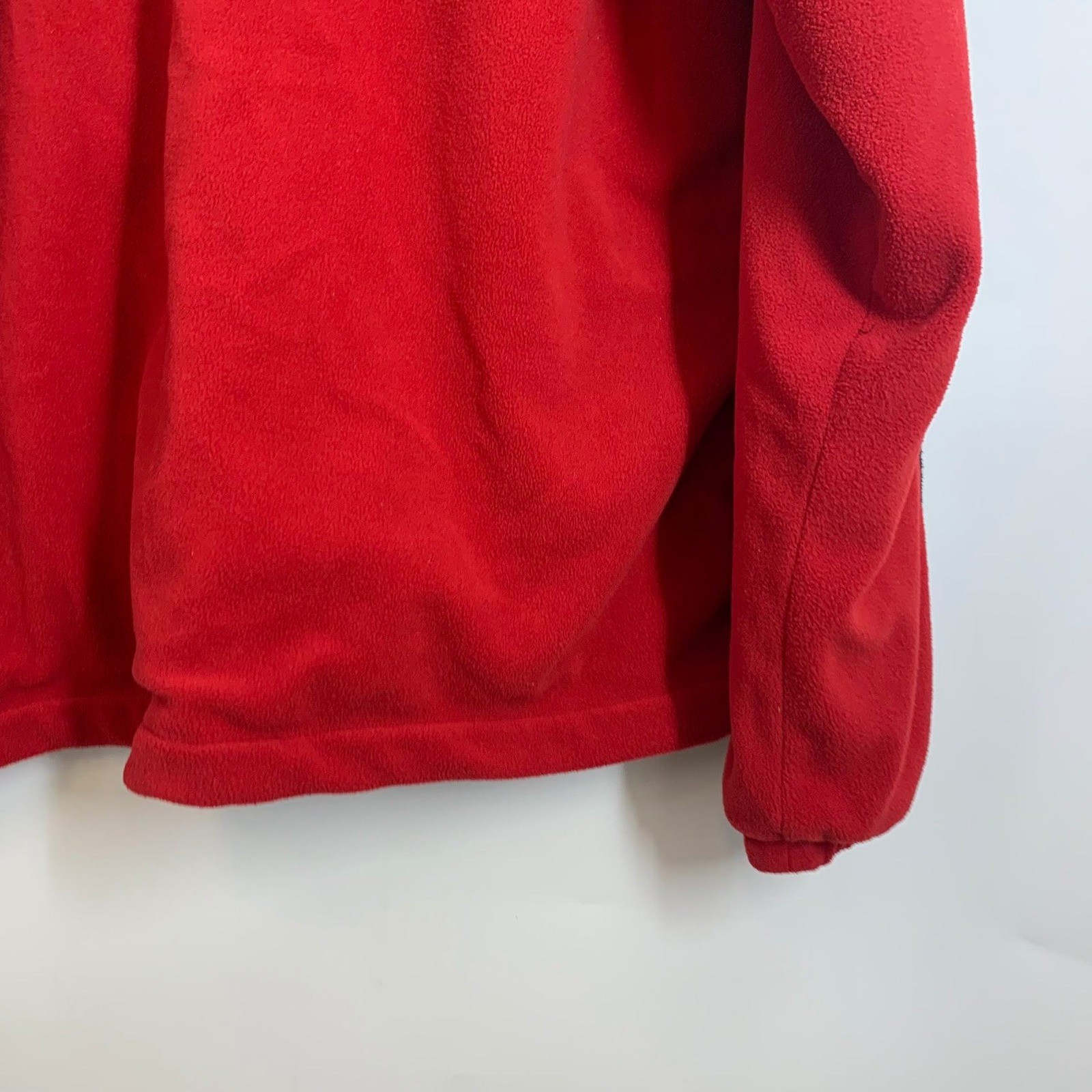 NFL San Francisco 49ers Mens Full Zip Fleece Jacket Red Grey XL