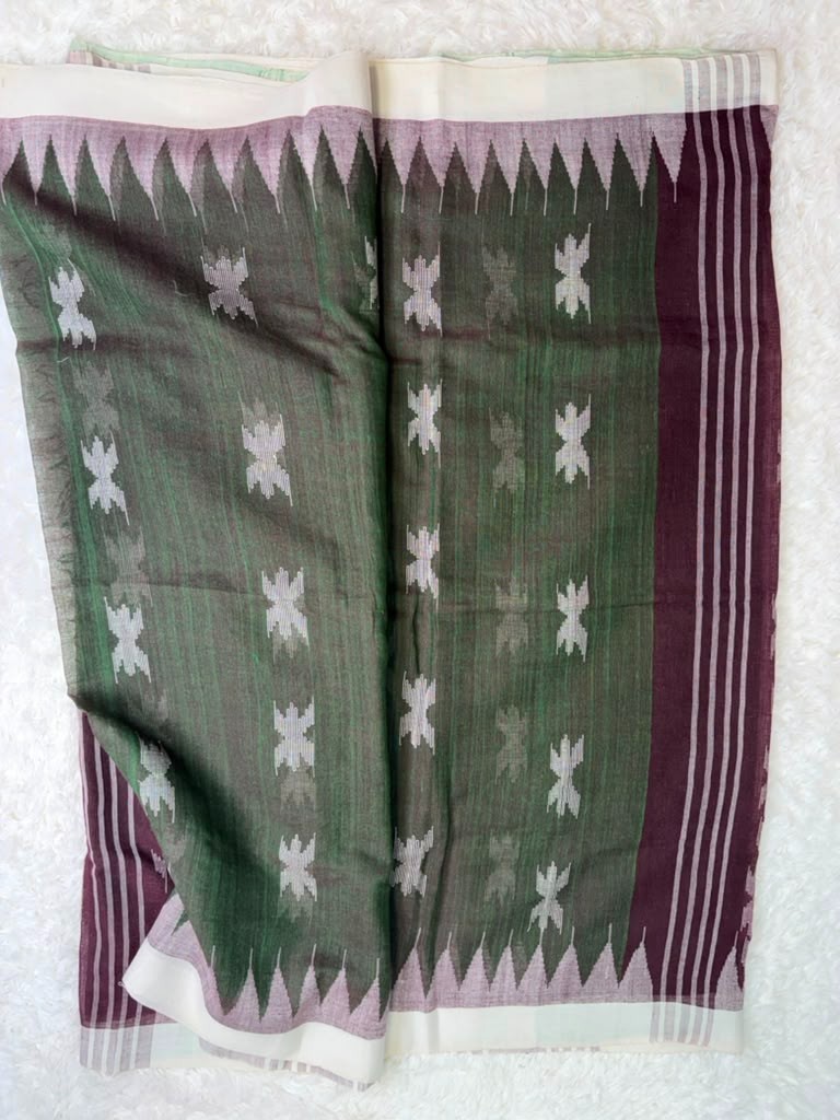 Handloom Cotton Monipuri Saree