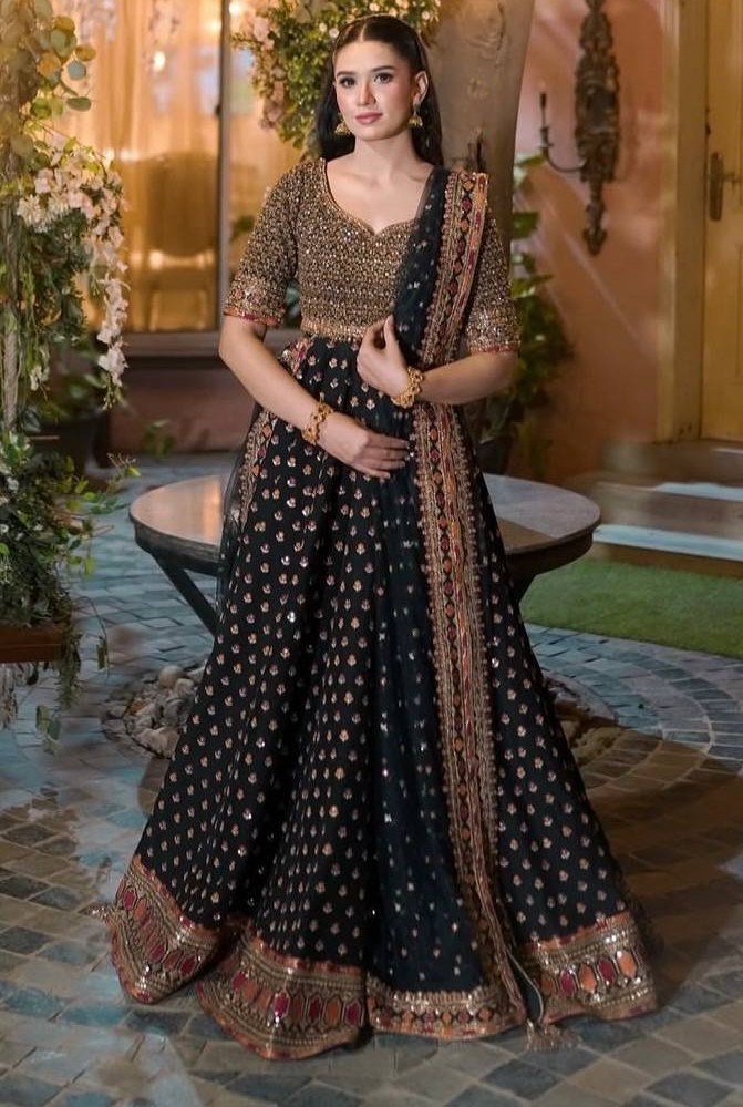 Ethnic Look Premium Poly Silk Fancy Lehenga Choli With Dupatta Wedding Wear