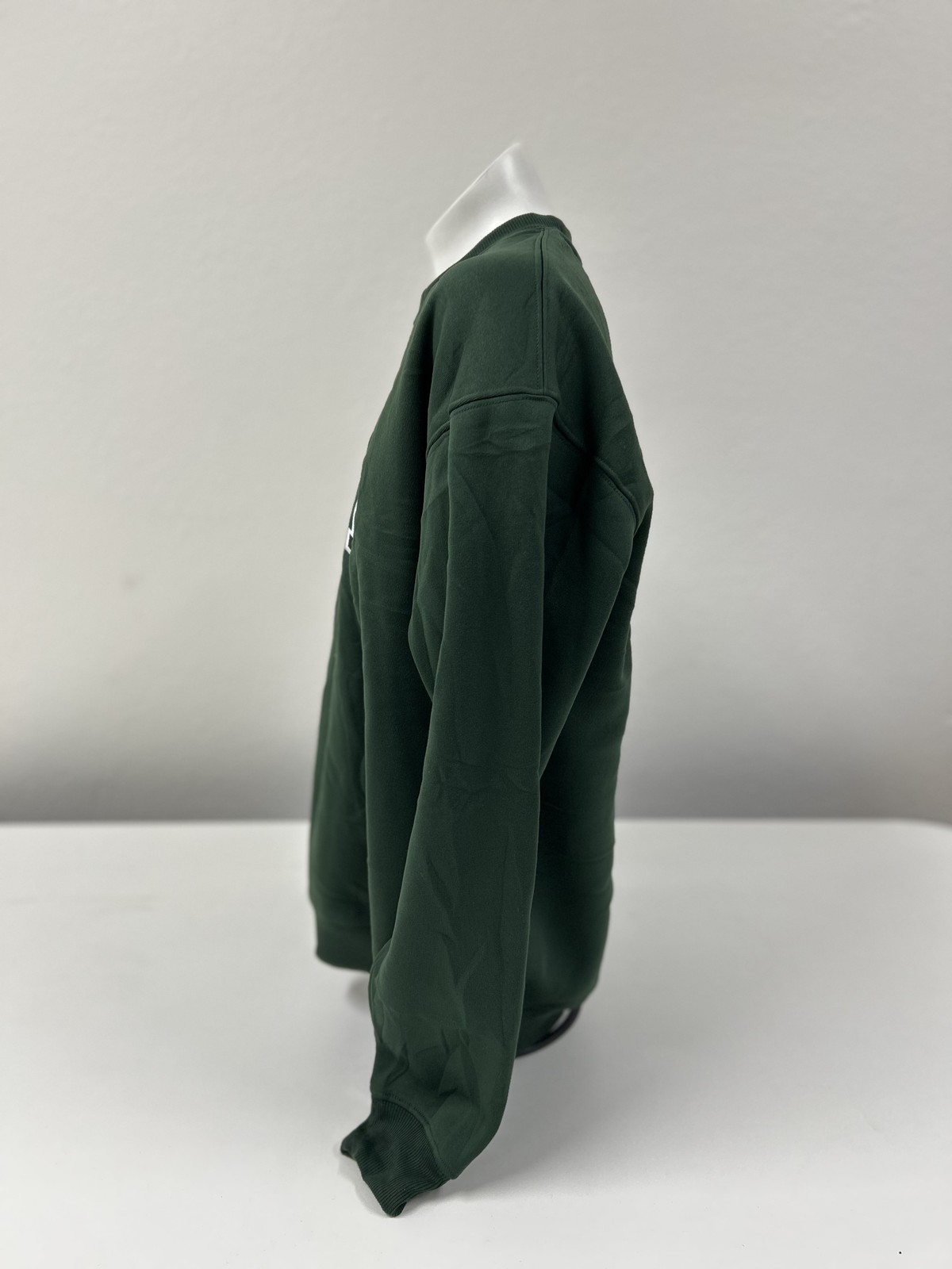 GAAP Forest Green Crewneck Sweatshirt Size L Arch Logo Embroidered Fleece