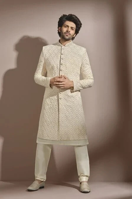 mens wedding sherwani