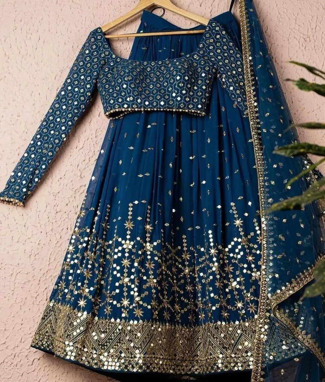 Latest Designer Georgette Lehenga Choli With Dupatta For Wedding & Party