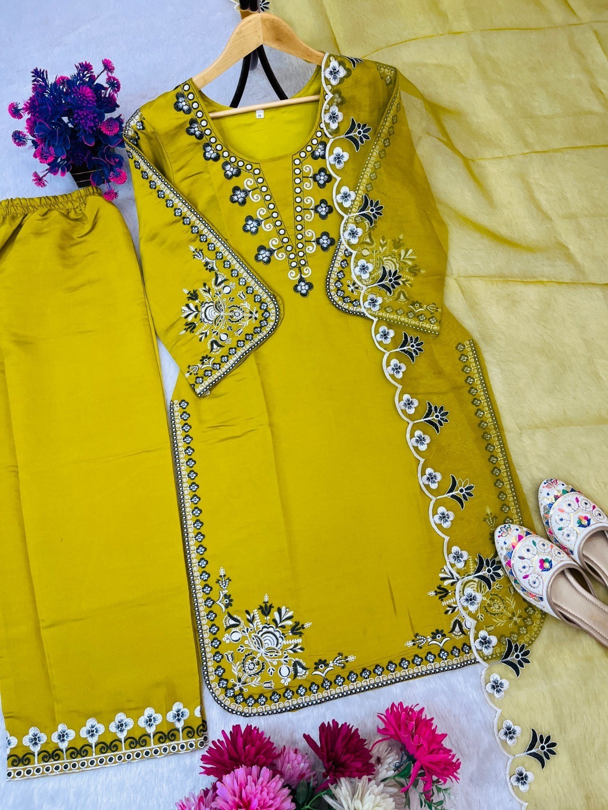 Designer Indian Pakistani top pent Bollywood Dress Party Wear Suit wedding