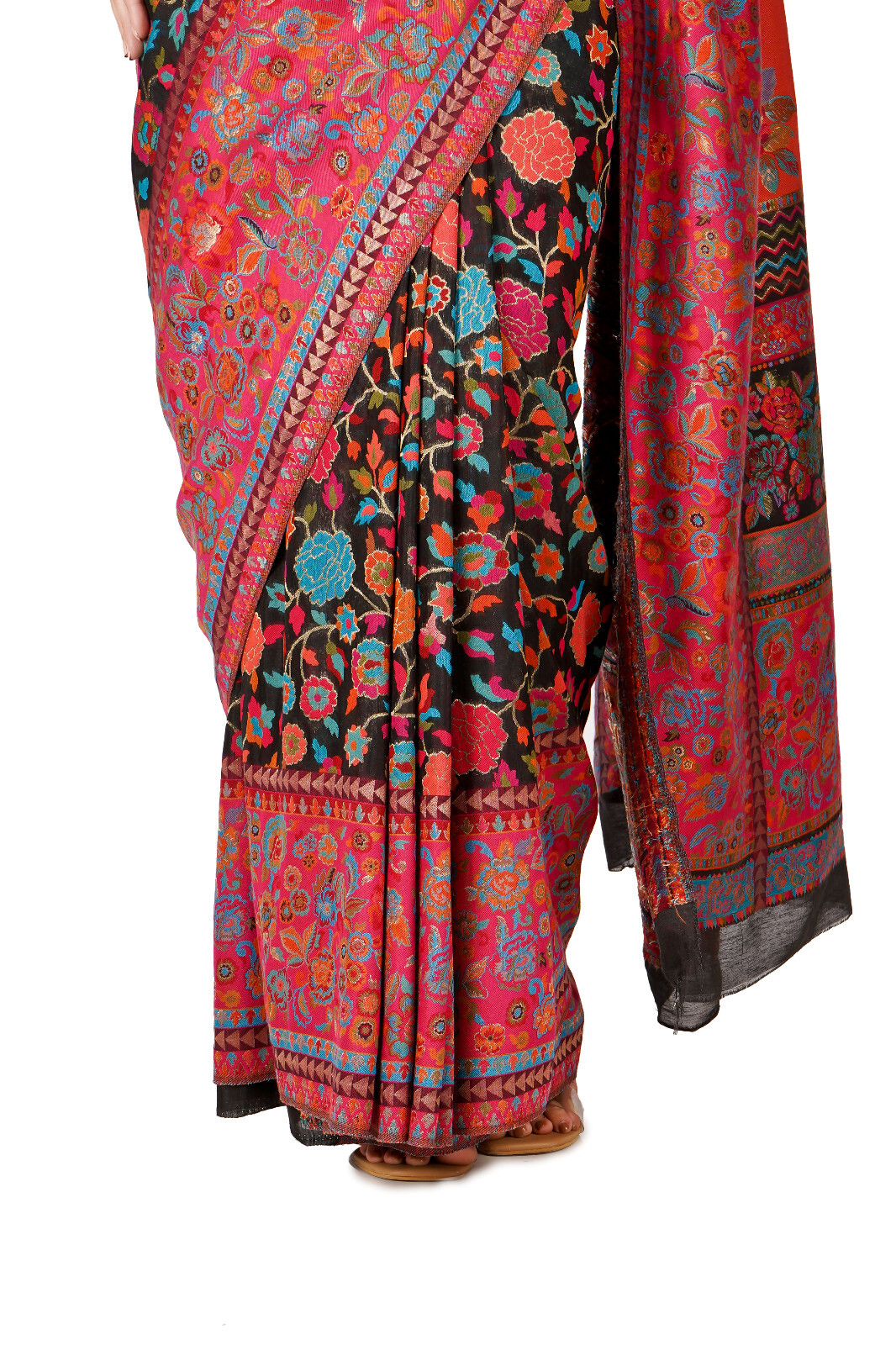 Jamawar Kashmiri Kani Silk Saree With Blouse, Kashmiri Sari, Indian Saree