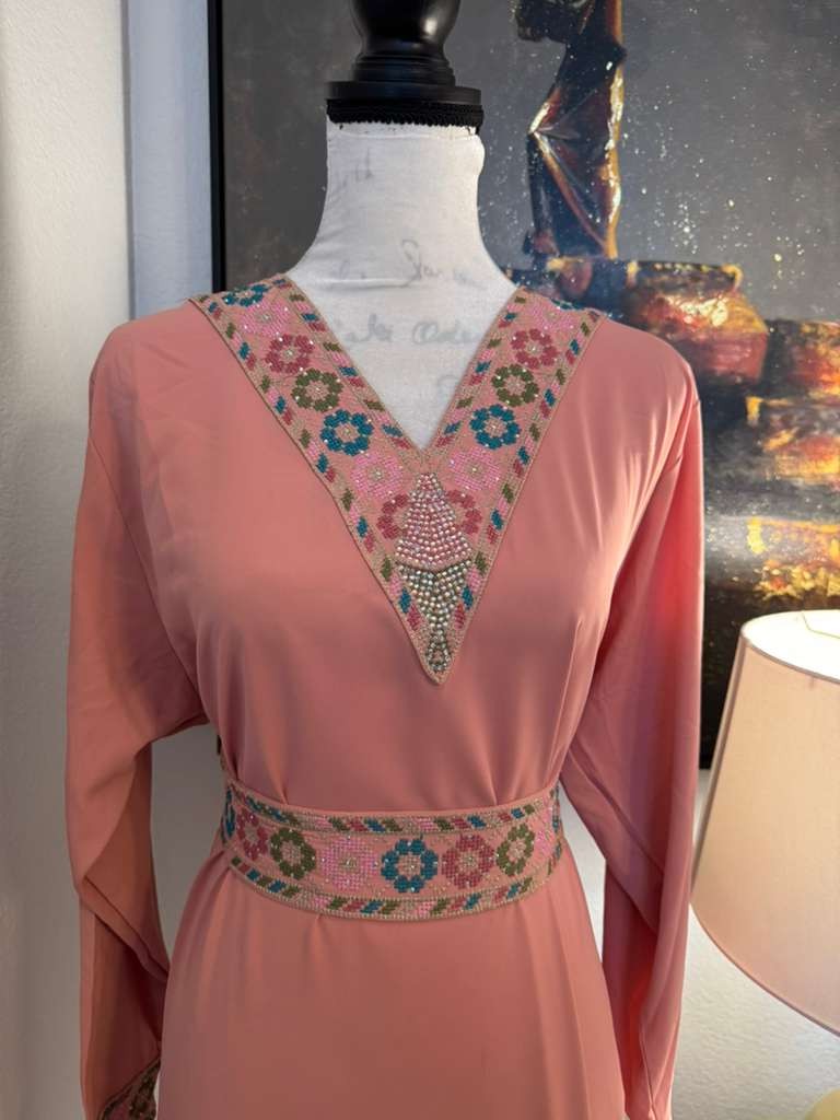 Ityn Jalabiya – Women’s Embroidered Dress, Perfect for Eid, Abaya, Ramadan