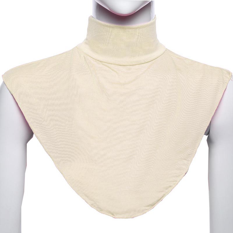 Ramadan Women Muslim Islamic Turtleneck Hijab Neck Cover Collar Wrap Apparel