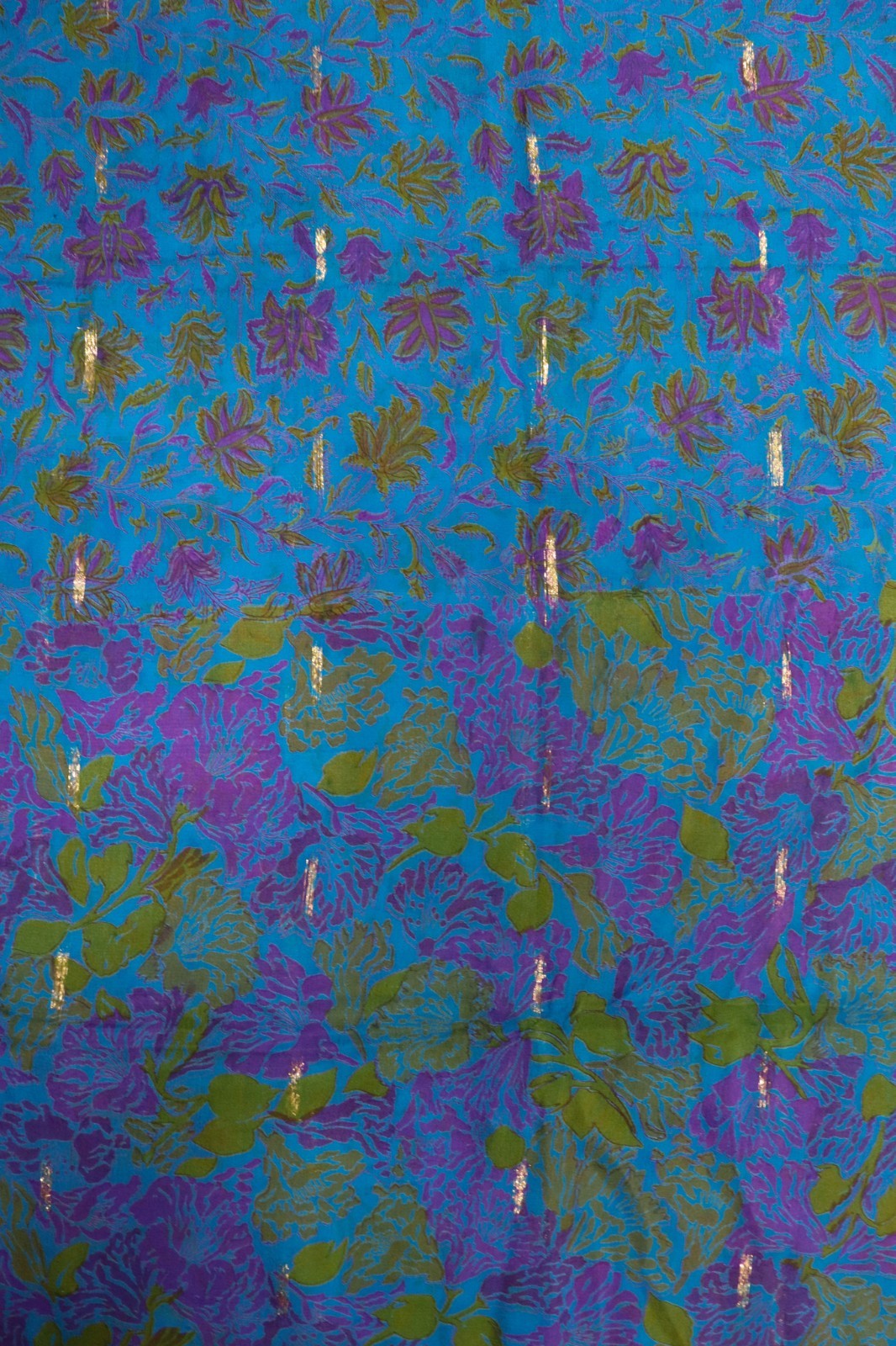 Vintage Chiffon Silk Saree, Lightweight Fabric for DIY & Sewing CS1265