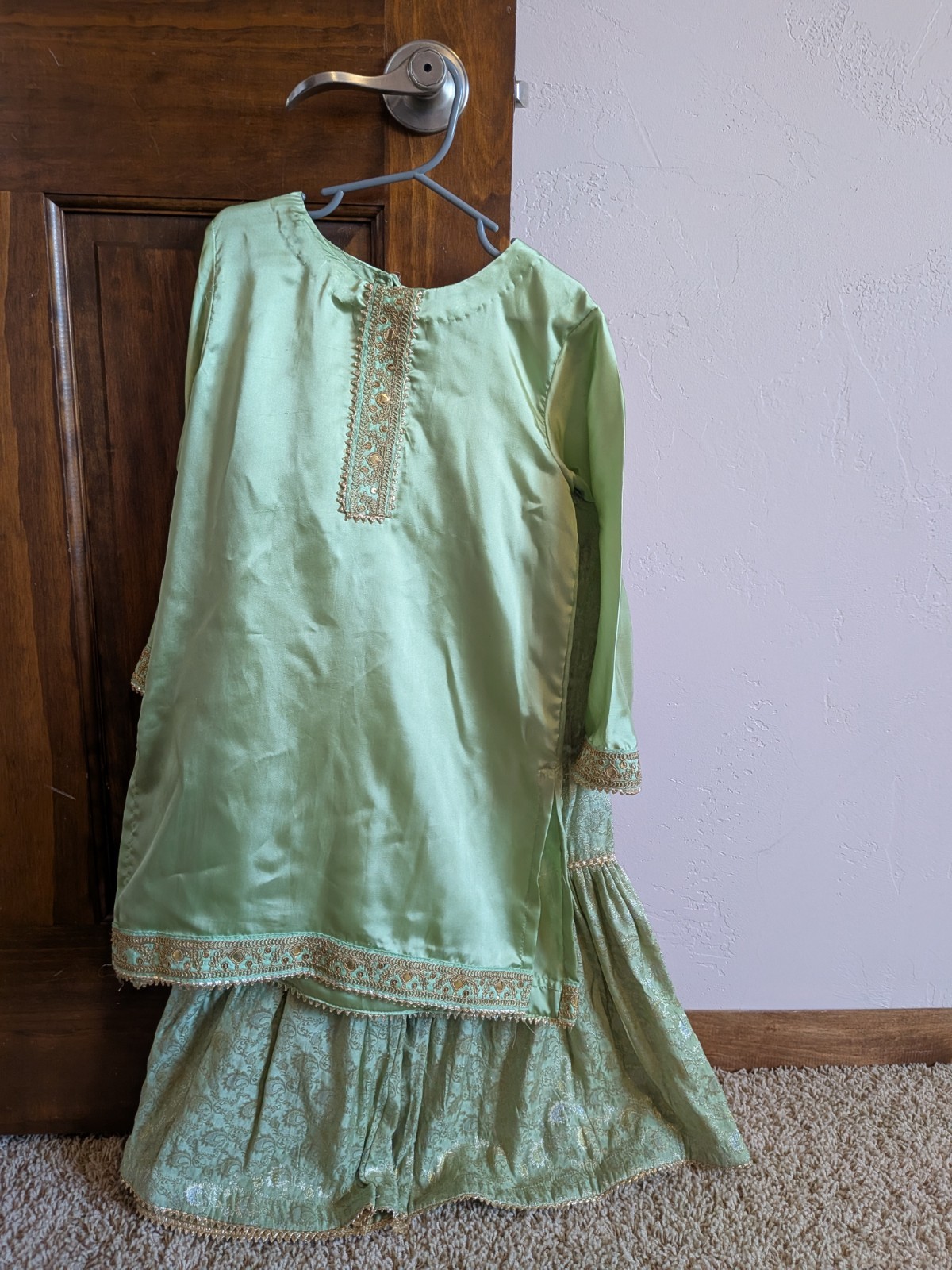 Pakistani Gharara 3 Pc Suit For Girls 5-6 Years