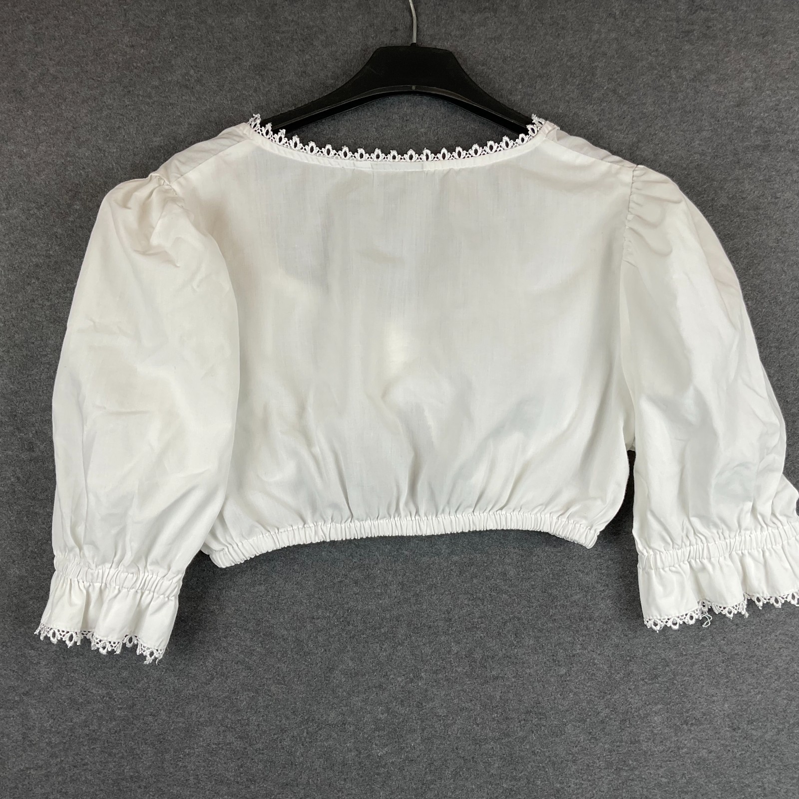 Dirndl Blouse Germany Bavarian Top Trachten Octoberfest Folk Festival Size 46/XL