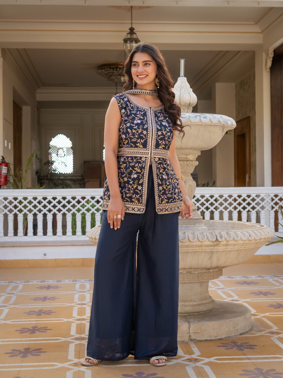 Indian Bollywood Anarkali Salwar Gown Stitched Traditional Wedding Party Wear