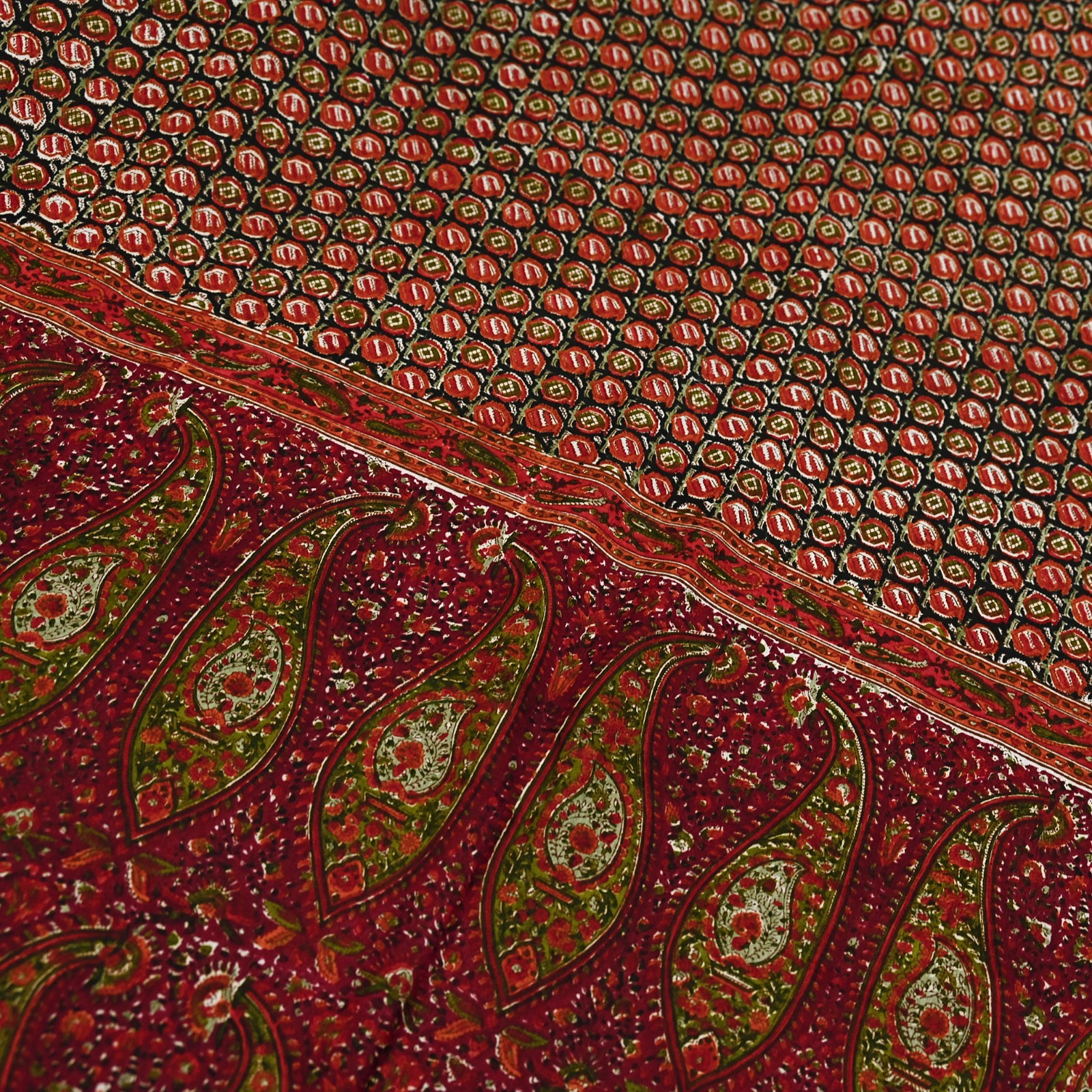 Vintage Sari Black & Maroon Pure Silk Printed Sarees 6yd Craft Fabric Sewing