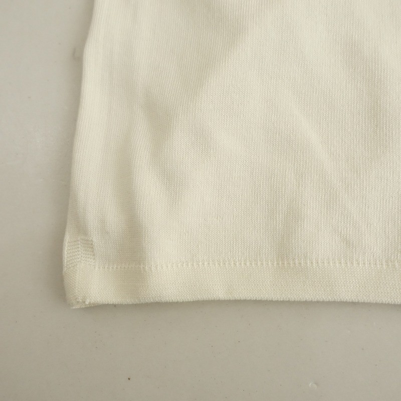 Unused Yuri+Park High-Gauge V-Neck Knit Sweater Size 40