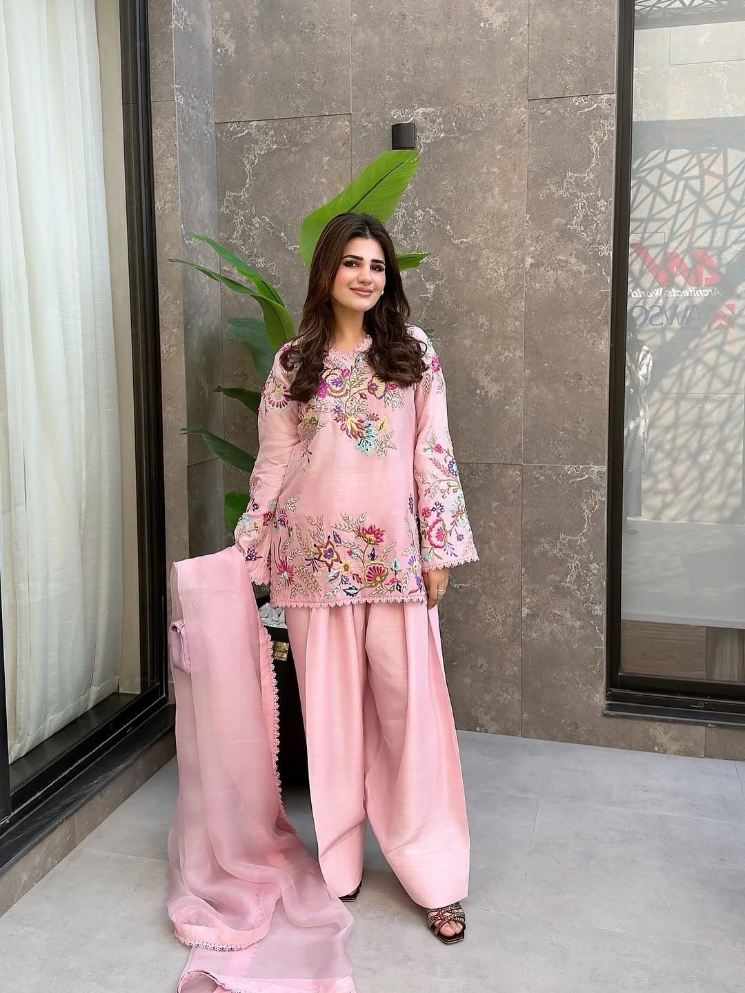Salwar Kameez Indian Pakistani Wedding Palazoo Bollywood Sharara Plazzo Suit eid