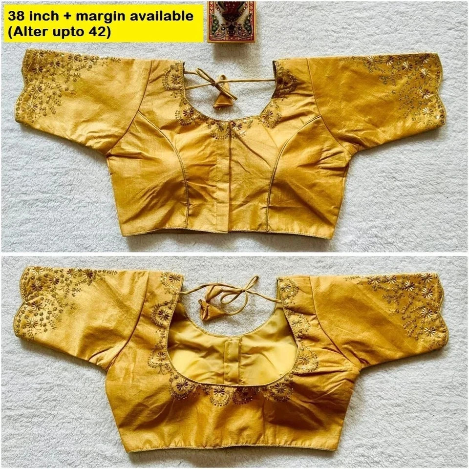 Indian ReadyMade Saree Blouse Designer Wedding Bridal Sari Blouse