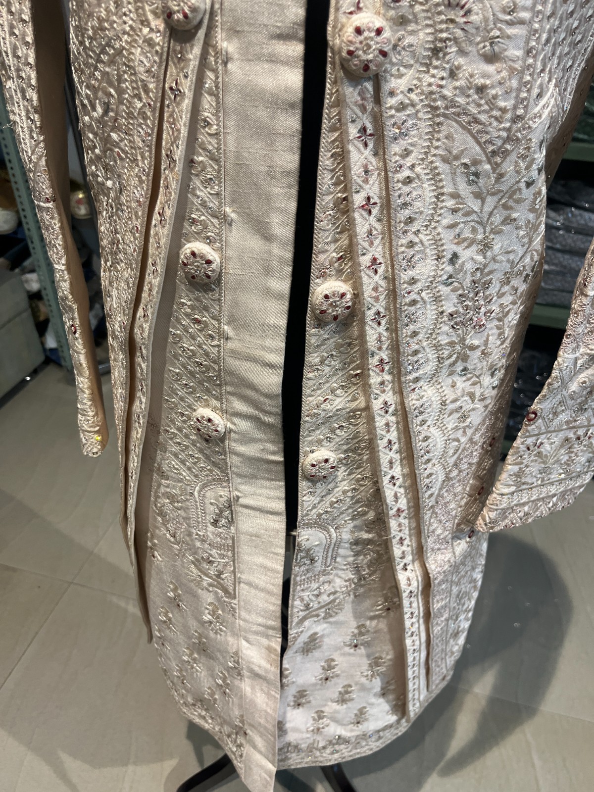 handwork Sherwani Men Wedding Party Indo Western Indian Pakistani Ethnic Wear