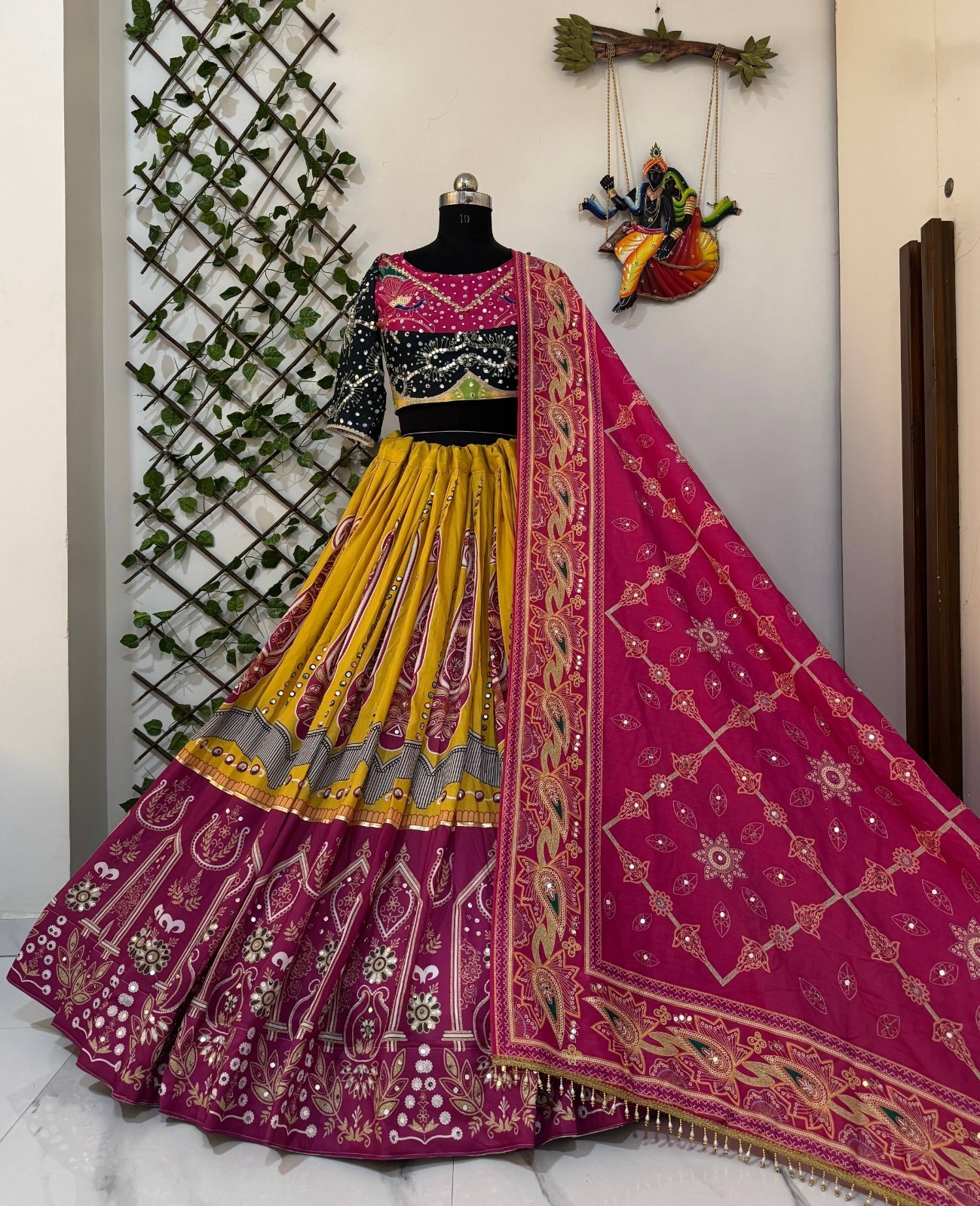 Designer Navaratri Lehenga Choli For Women Party Wear Bollywood By Aadat Export
