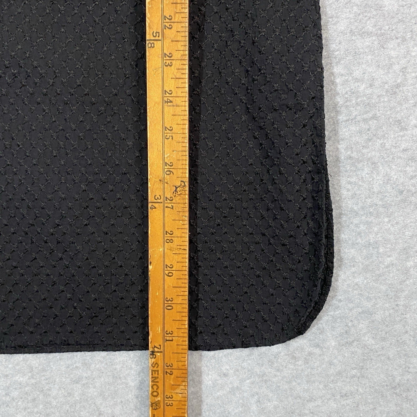 Arok Kids Formal Kurta Size 10 Embroidered Black Heavy Cotton Indian Pakistan