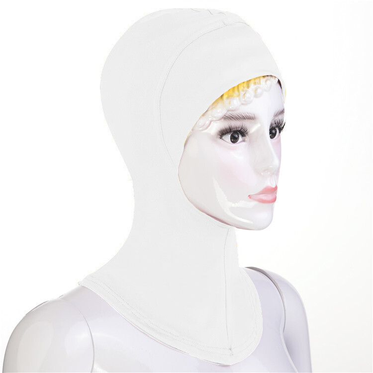 Muslim Women Under Scarf Cap Bone Bonnet Ninja Hijab Islamic Neck Cover Hat Arab