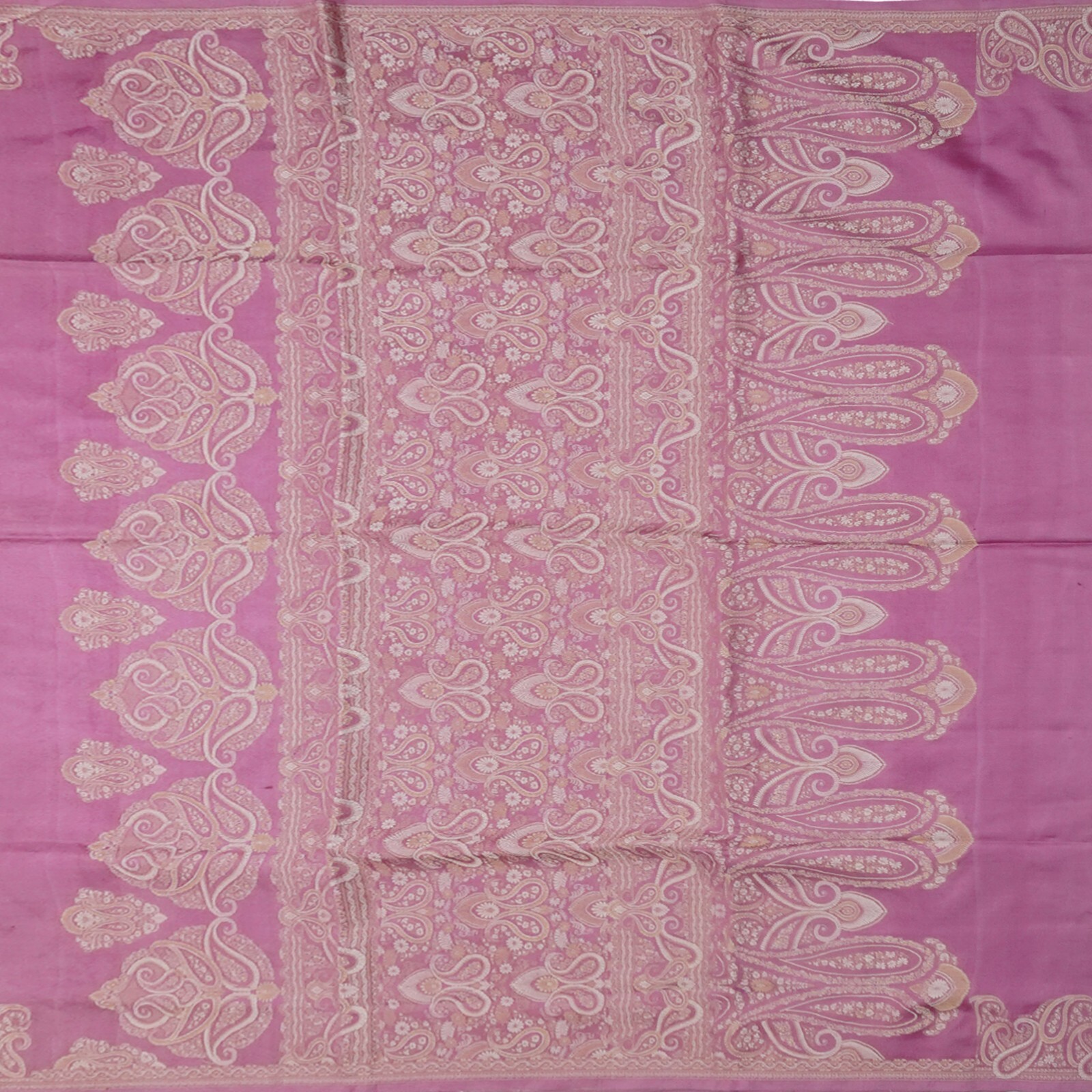 Vintage Pink Sarees 100% Pure Silk Woven Indian Sari 6YD Decor Craft Fabric