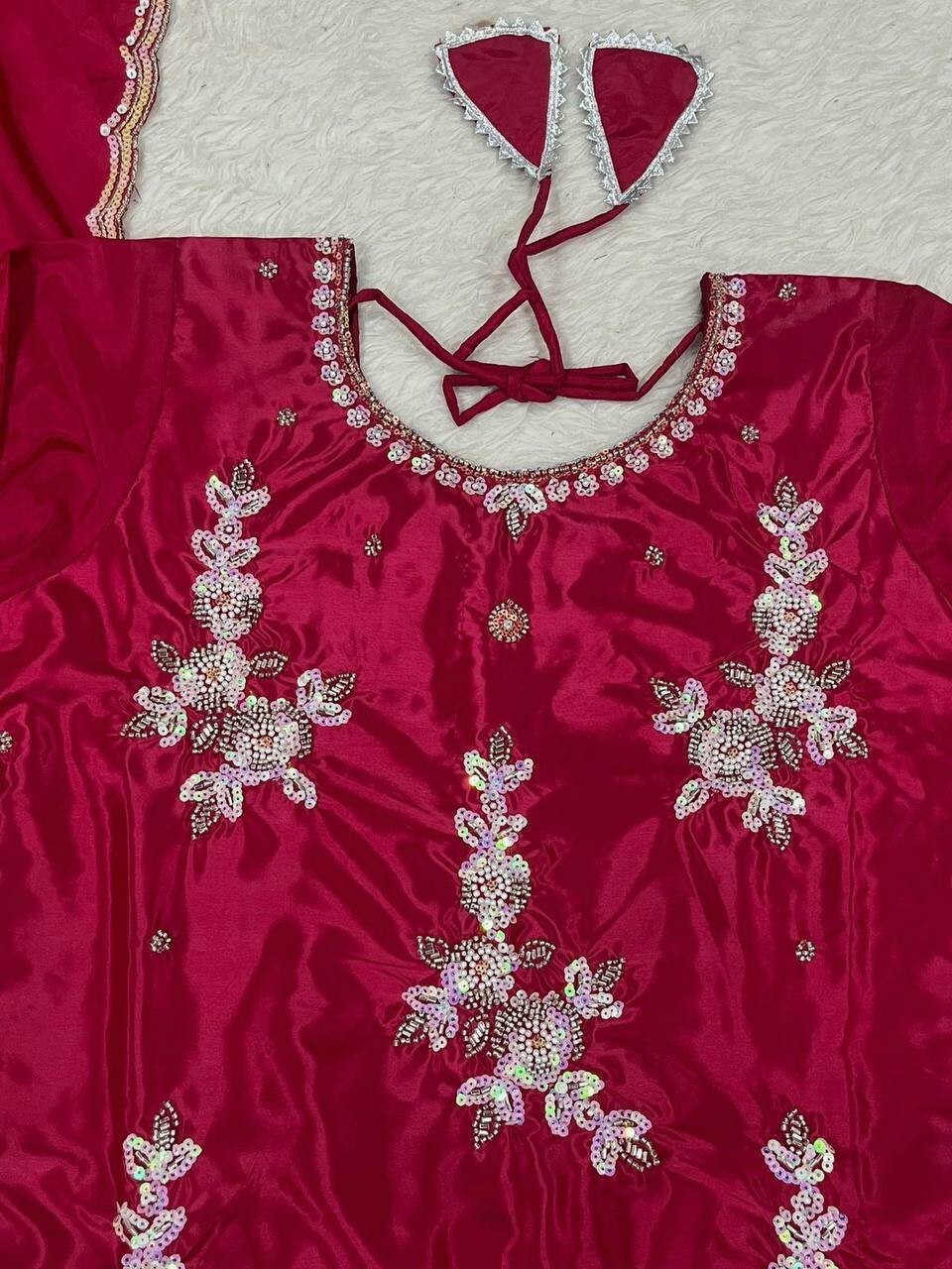 DESIGNER LEHENGA TOP INDIAN BOLLYWOOD WEDDING INDIAN PAKISTANI PARTY WEAR