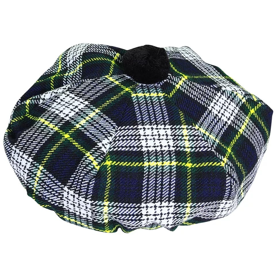 Men’s Dress Gordon TAM o’ SHANTER Bonnet Beret Balmorals Tartan Tammy Hat