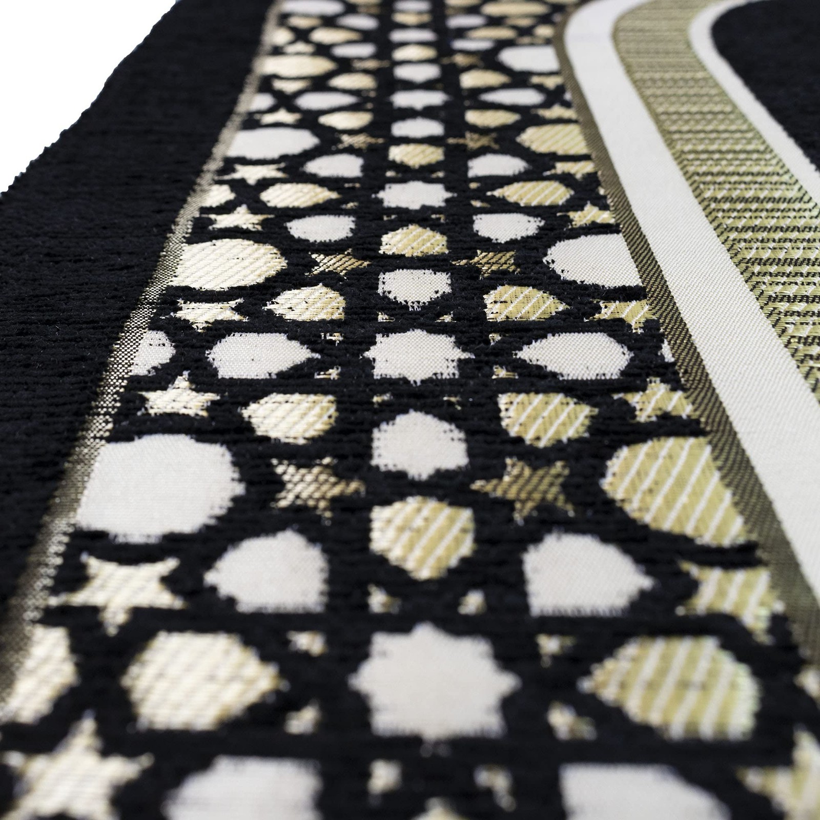 Modefa Turkish Islamic Prayer Mat – Thin Woven Chenille Sajjadah – Intricate …
