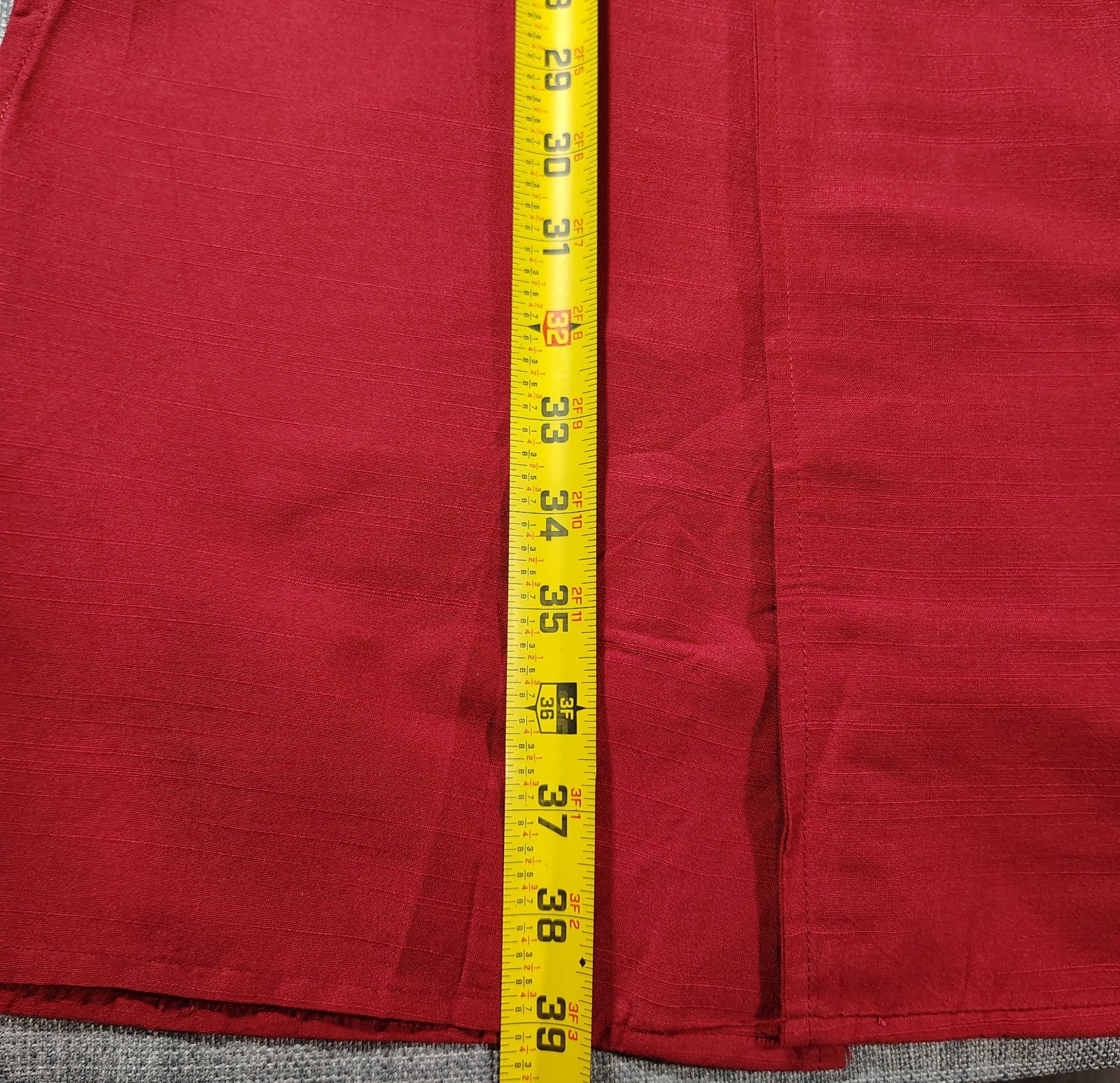 Indian Pakistani Women’s Kurti Tunic Dress Maroon XXL Lightweight Button Up