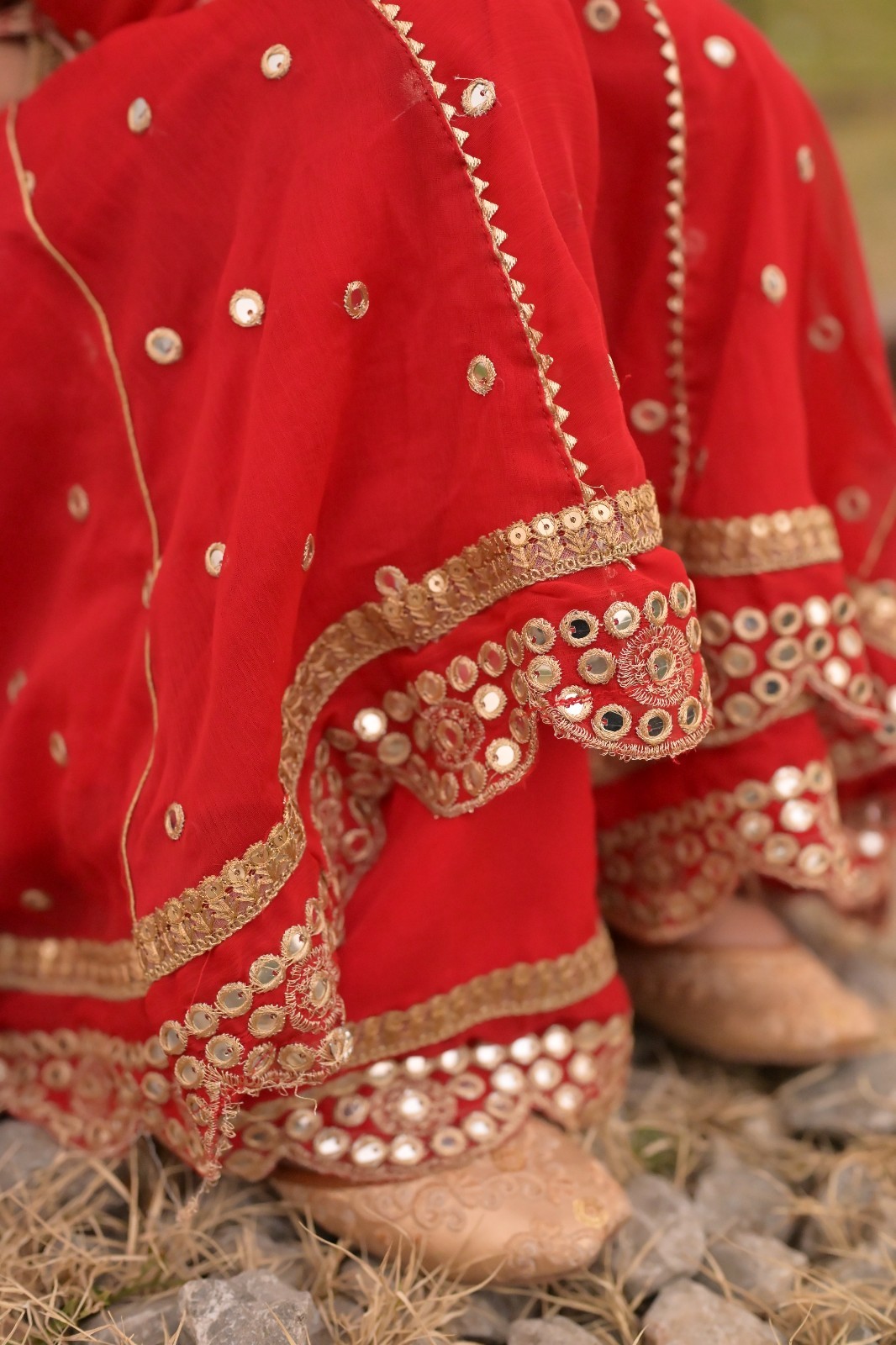 Pakistani mother /daughter matching outfit/ 2 pcs lined dress with plazo pants