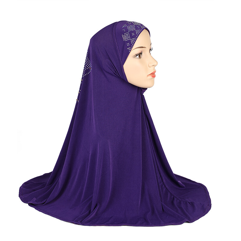 One Piece Amira Hijab Muslim Women Turban Wrap Shawls Headscarf Cover Islamic