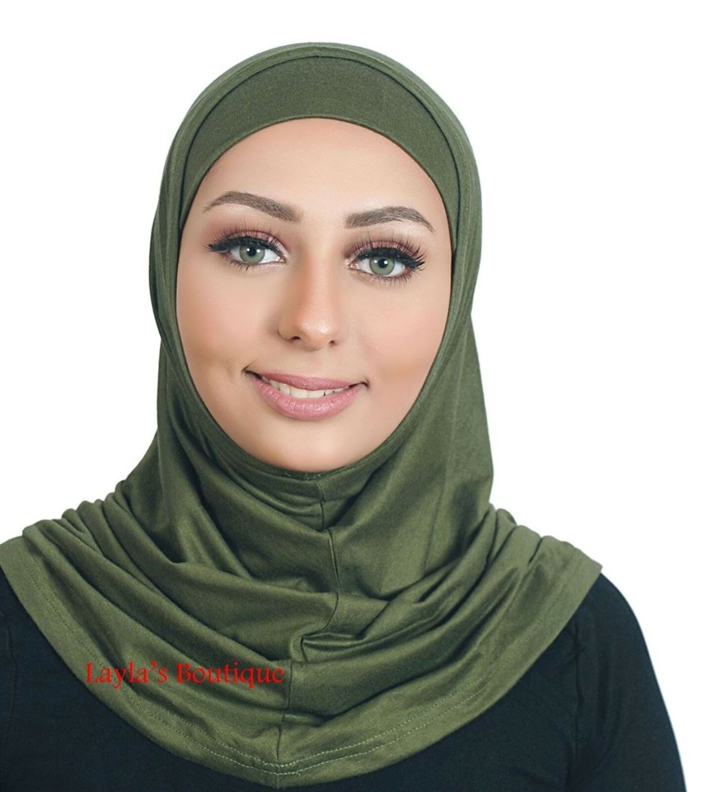 Hijab AL- Amira hijab-Women Muslim Cotton 2 Pcs Ameera Hijab Islamic Hijab