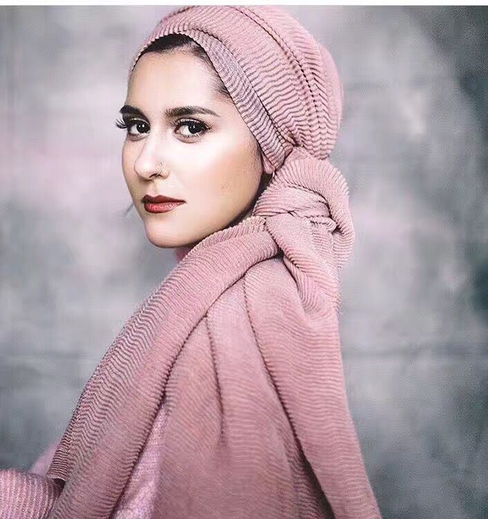 Premium Viscose Maxi Crinkle Cloud Hijab Scarf Shawl Soft Islam Muslim 170x80cm