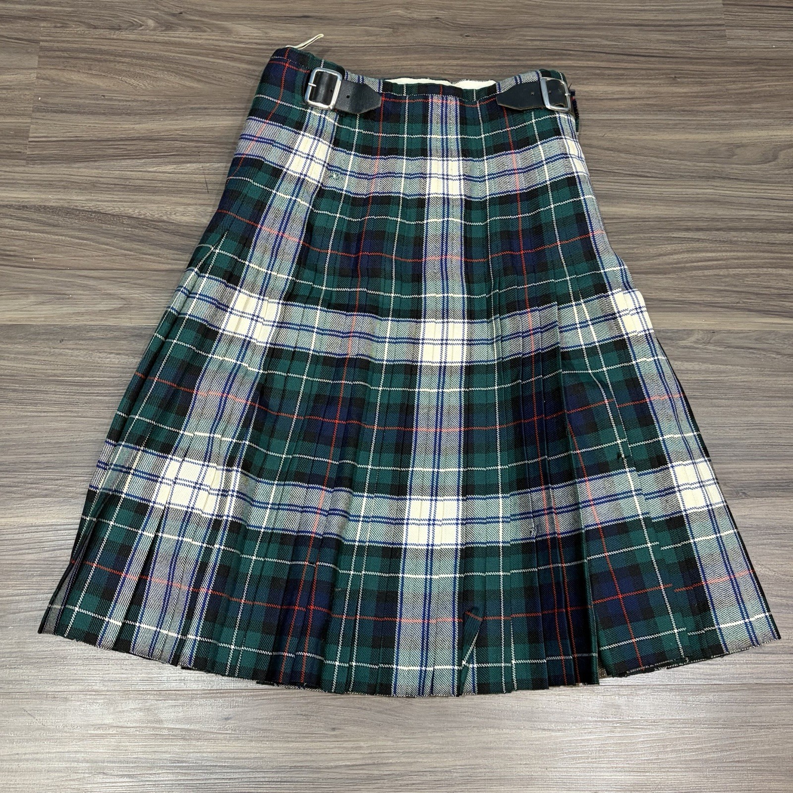 Vintage Hector Russell Kiltmaker Mackenzie Wool Scottish Tartan Kilt Holes SM