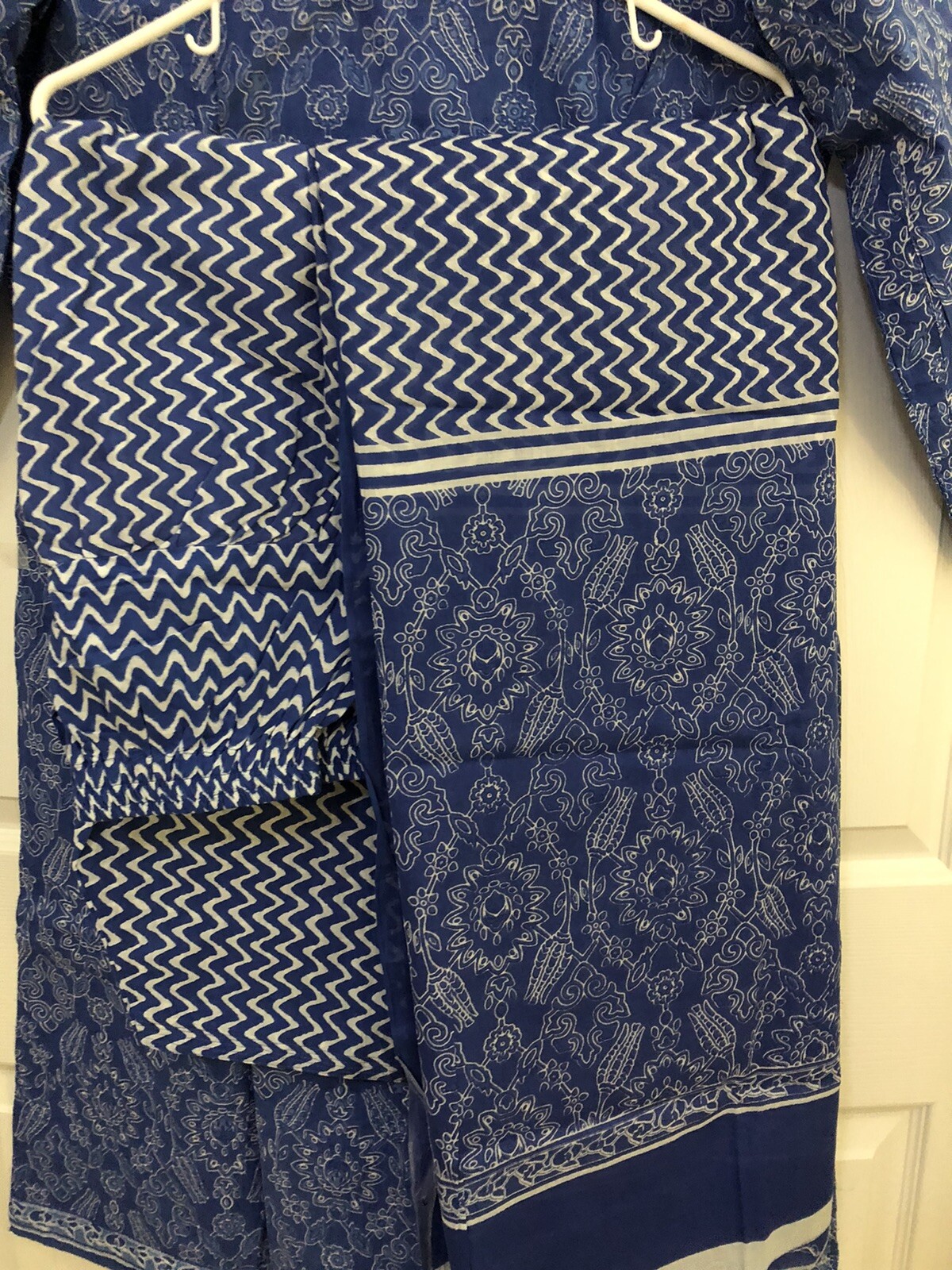 New Designer 3 Pc Cotton Salware Kameez size 44