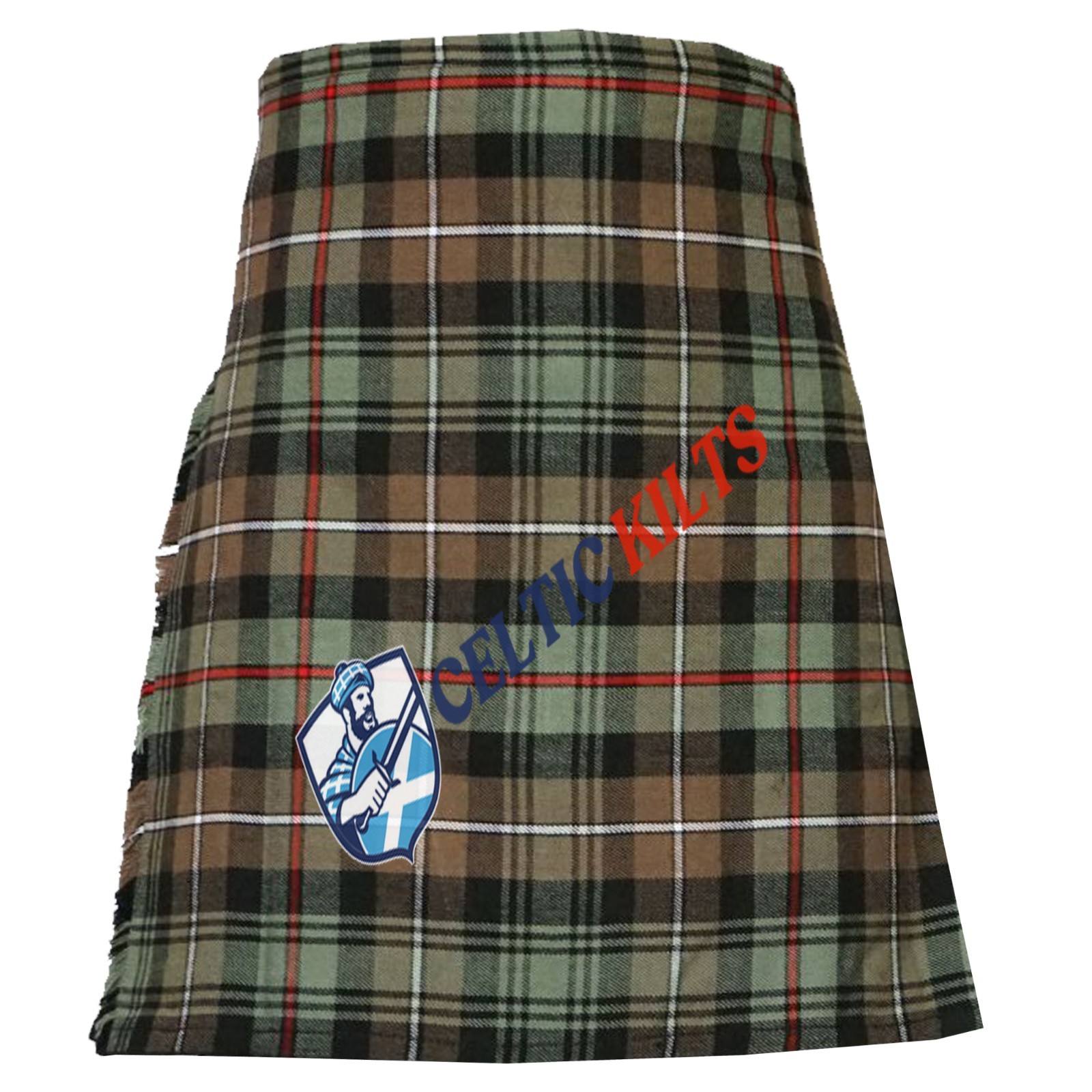 Scottish Clan MacKenzie Weathered Tartan Kilt For MEN Custom Made 8-yard Kilts