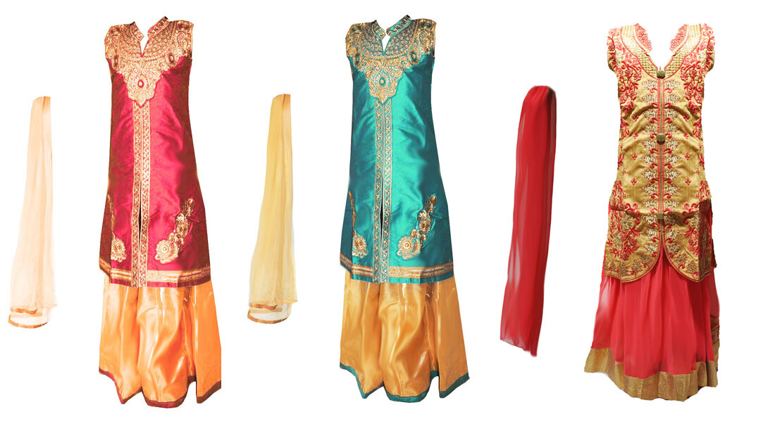Girls’ Designer Lehenga Sets 3 Pieces Indian Party Dress Set 3 to 13 Years