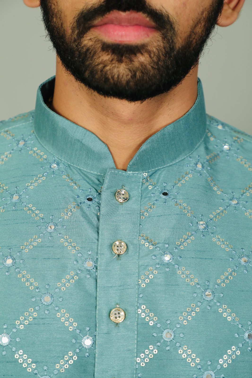 Indo Western Pathani Suit Kurta Pajama Ethnic Festive Fashion Party Wear For Men