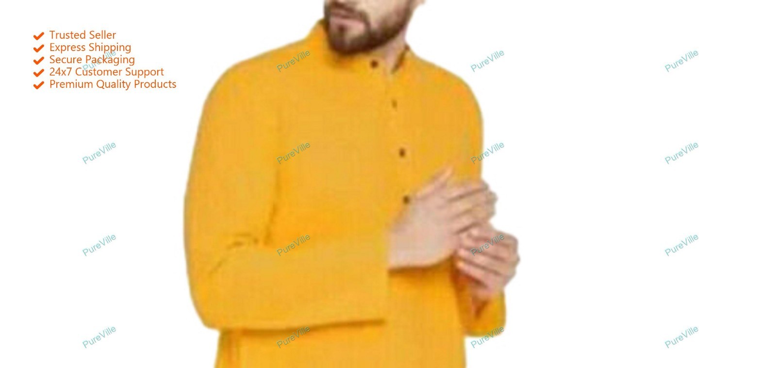 Designer Kurta Full Sleeve Fancy Kurta Cotton Shirt Mens Long Kurta