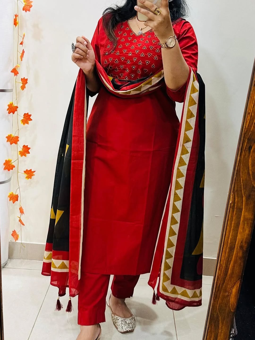 Women Designer Ethnic Kurti Pant Dupatta Set Bollywood Beautiful Top Kurta Set