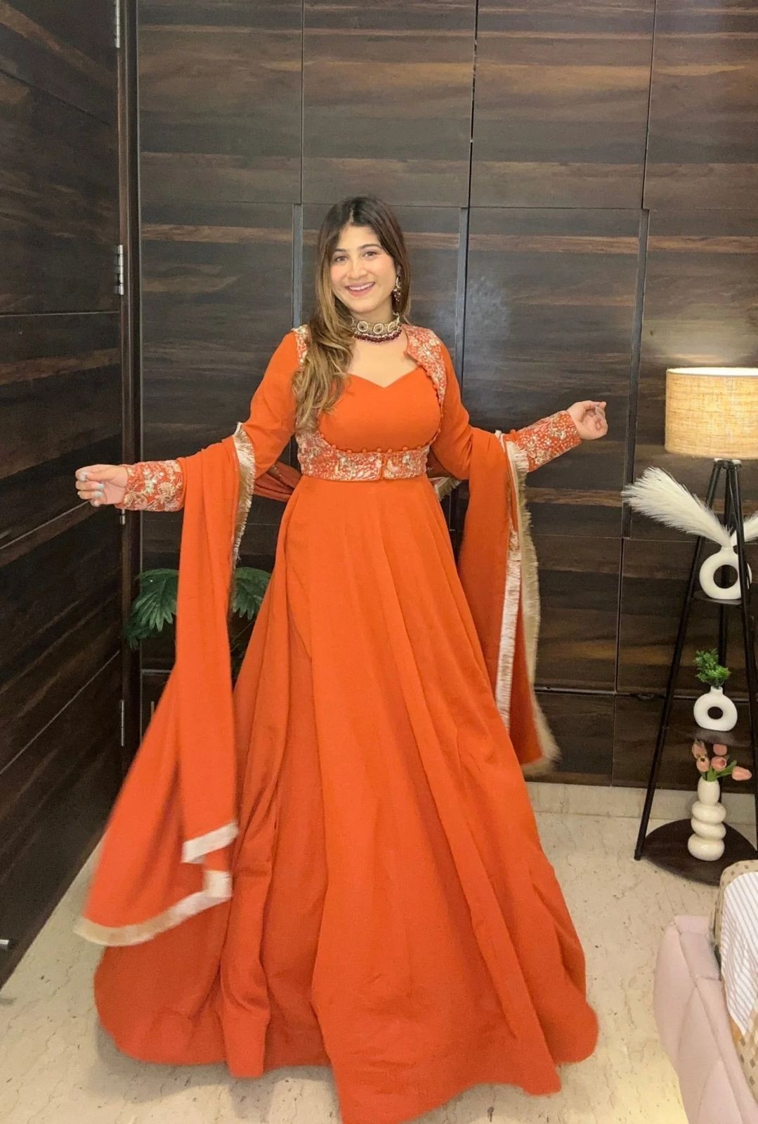 Ready To Wear Dress Anarkali Gown Pakistani Eid Salwar Kameez Wedding Party New
