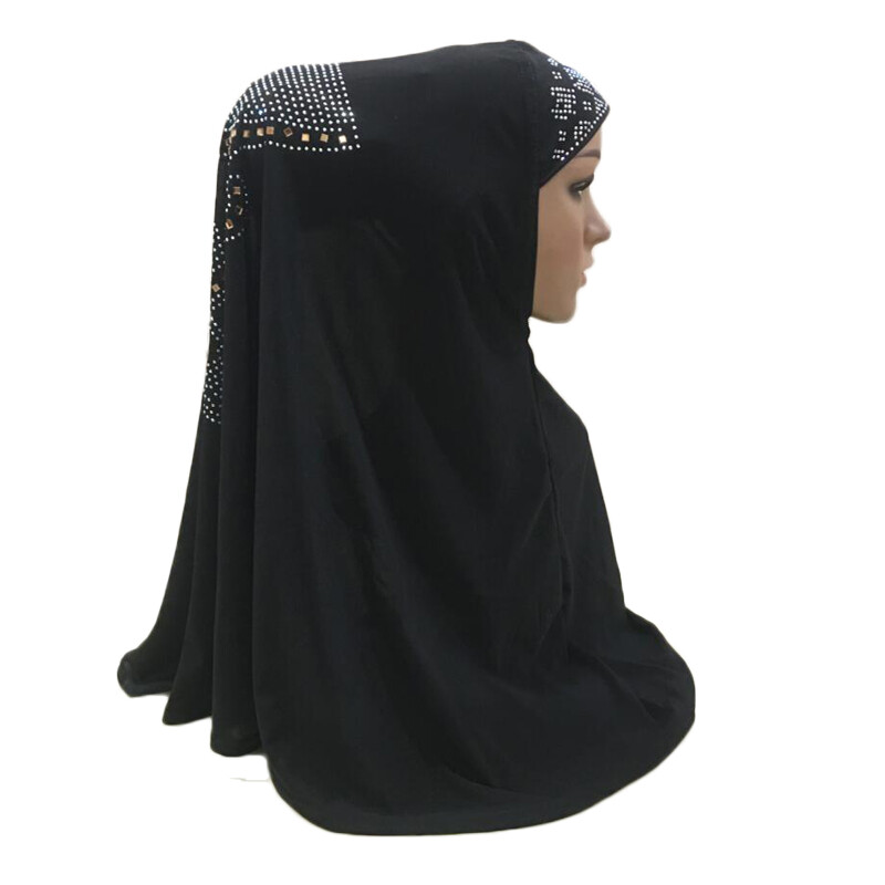 One Piece Amira Muslim Hijab Women Turban Instant Islamic Wrap Headscarf Shawls