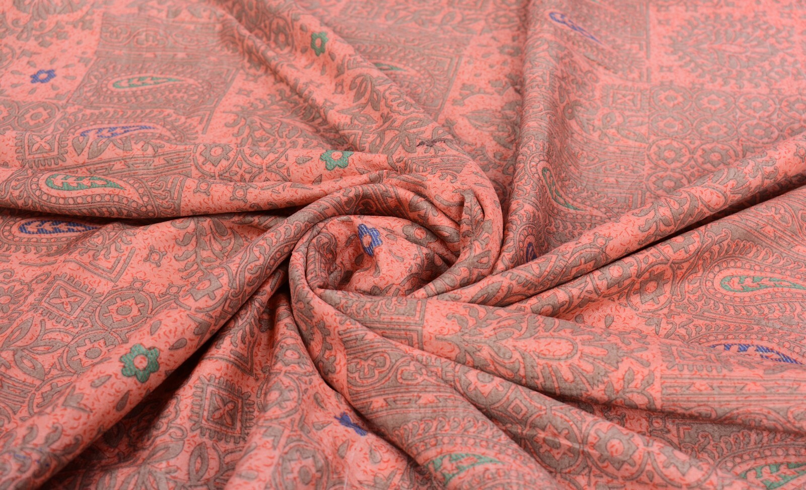 Handicraft Vintage Saree Silk Indian Craft Fabric Premium 5 Yard Sari Floral
