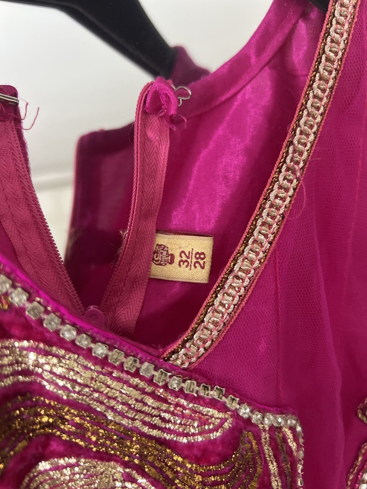 Two INDIAN CHILD DRESS PARTY,MARRIAGE /OCCASSION DRESS EMBROIDERY. Size 32/28&30