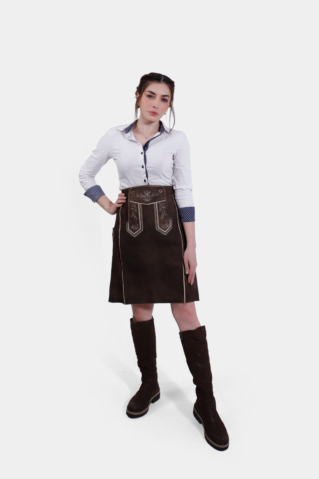 Lillian Lederhosen Skirt