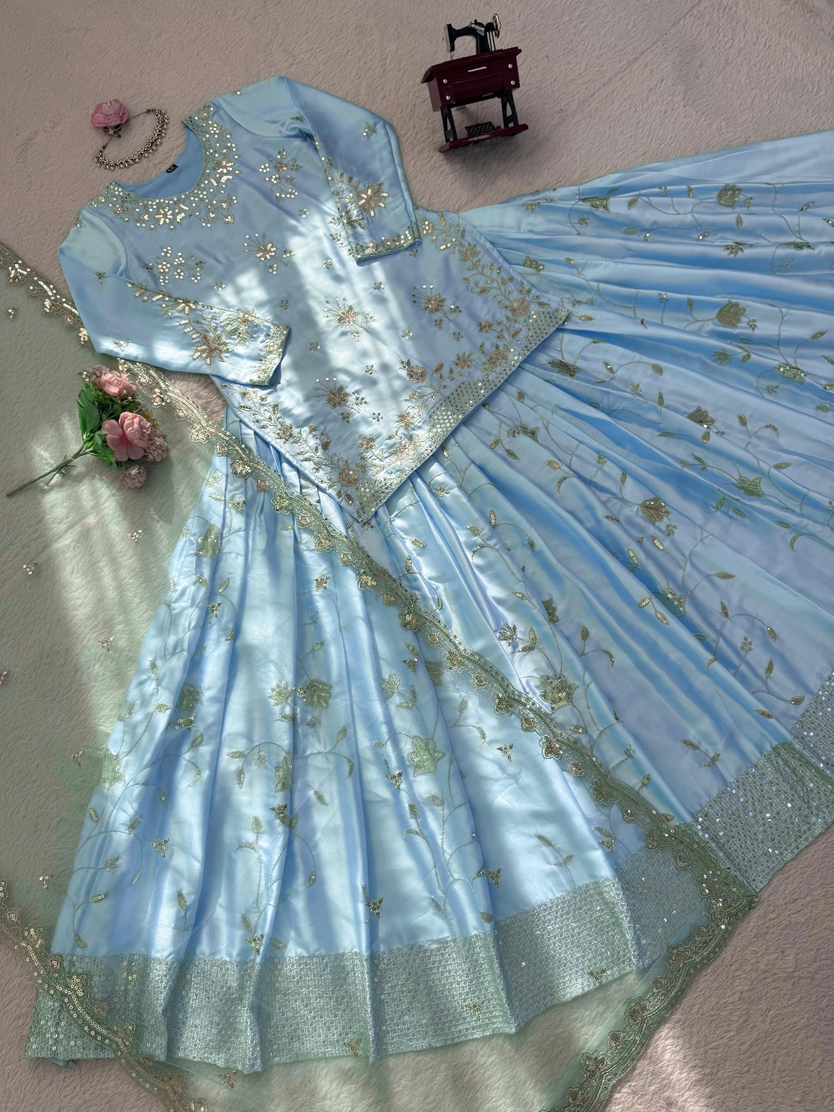 Ready Made Suit Lehenga Indian Bridal New Dress Party Wear Pakistani Bollywood