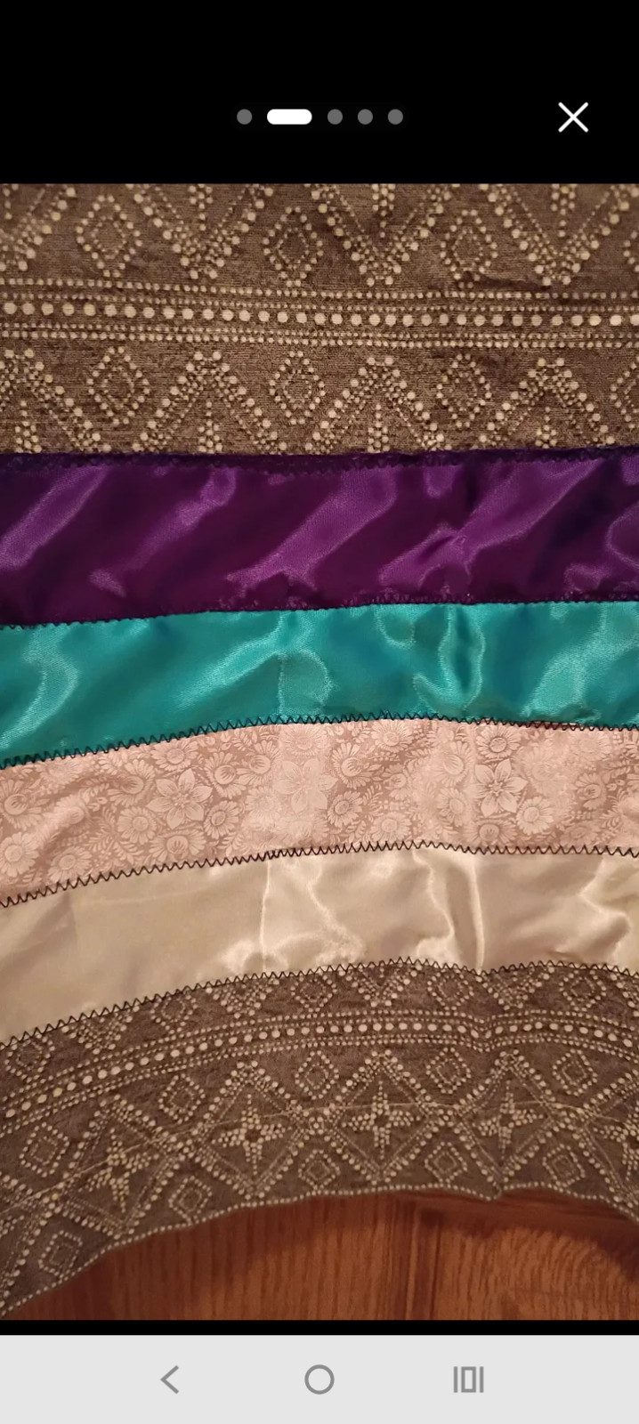 Handmade Native American Ribbon Skirt