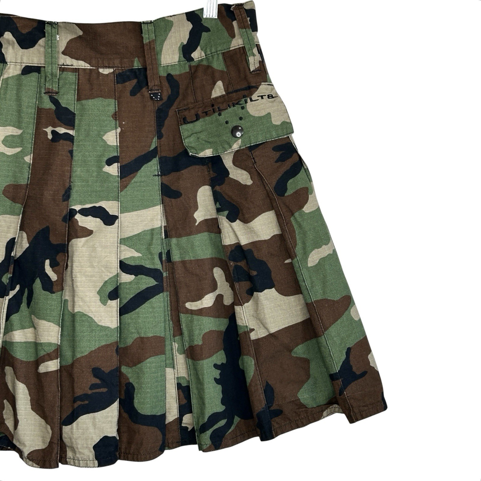 Utilikilts Spartan Utiliclan Kilt Men Size 38 Digital Camo Military Tactical USA