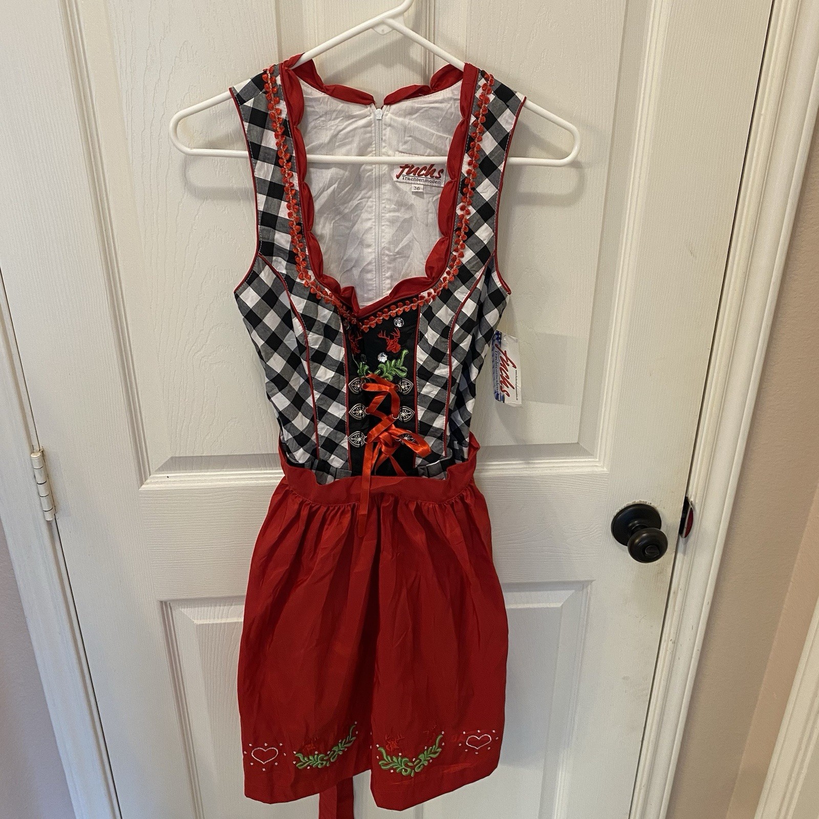 Fuchs Trachtenmoden German Dirndl/Tracht Womens Dress Size 36 New With Tags