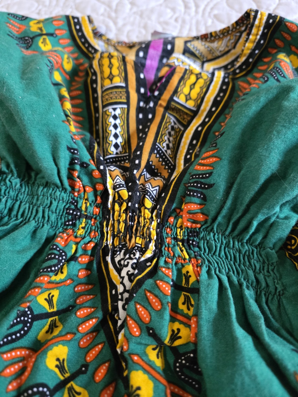 African Dashiki Top Dress Baby Child Size M